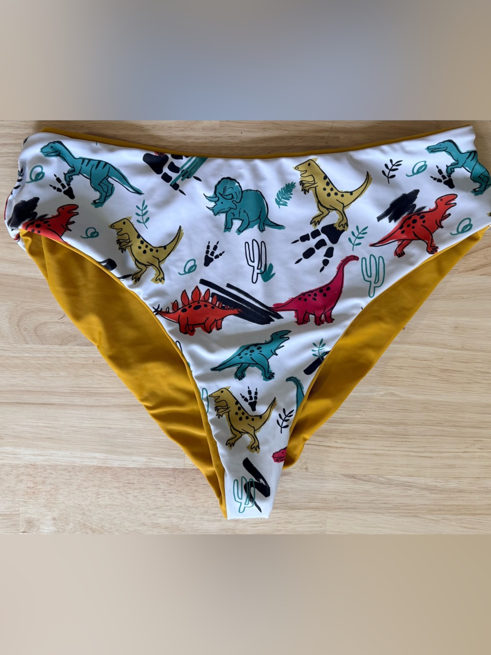 🛍️ Fun Dinosaur Print Bikini Bottom
